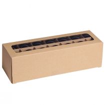 položky Černé vánoční koule stromové koule skleněné Ø4cm 24 ks