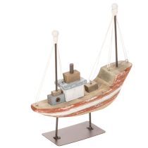 položky Dekorativní dřevěný model lodi na parapet 20 cm