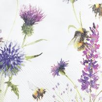 položky Ubrousky letní čmeláci včelky dekorace 25x25cm 20ks