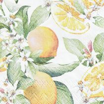 položky Ubrousky letní dekorace na stůl citron dekorace 25x25cm 20ks