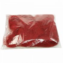 Sisal červený bordeaux přírodní vlákno 300g