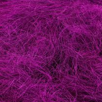 Sisalová tráva pro ruční práce, rukodělný materiál přírodní materiál fialová 300g