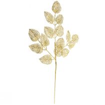 položky Skeleton Leaves Umělé listy vrby Gold Branch Deco 63cm
