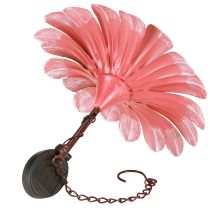 položky Solární LED květinové zahradní svítidlo LED kovové růžové Ø30cm