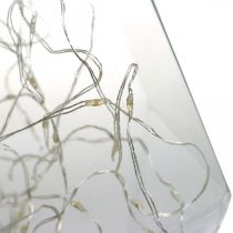 Diamantová solární lampa Balkonová lucerna LED světlo Zahradní dekorace Teplá bílá H31cm Ø22cm