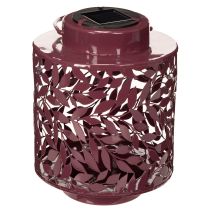 položky Lucerna s motivem listů, solární, pro atmosférické venkovní osvětlení, 25 cm