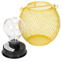 položky Solární lucerna do zahrady a na terasu v moderním designu z kovu, 12 cm