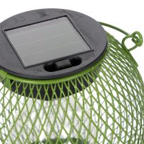 položky Kulatá LED solární lucerna, ideální do zahrady nebo na terasu, atmosférické osvětlení, 12 cm