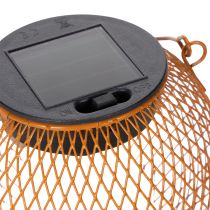 položky Solární LED lucerna pro atmosférické osvětlení zahrady v atraktivním kovovém designu, 12 cm