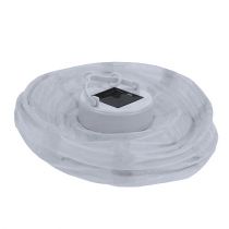 položky LED lucerna se solárním 20cm bílá