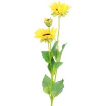 položky Umělé rostliny umělé slunečnice umělé květiny dekorace žlutá 64cm