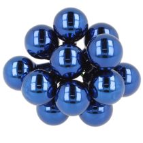 položky Mini vánoční ozdoby na drátu, zrcadlové bobule, 20 mm, 140 kusů