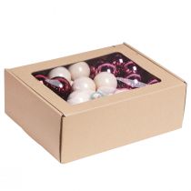 položky Zrcadlové bobule skleněné Berry Mix s drátem Ø40mm 32 ks