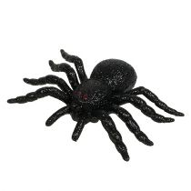 Figurky pavouka, netopýra černé 10cm, 14cm 3ks
