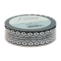 položky Krajková stuha dárková stuha černá stuha krajka 28mm 20m