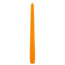Svíčky kuželové 250/23 Oranžové 12ks