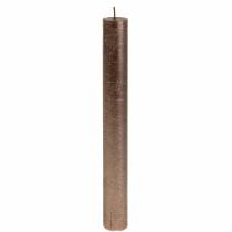 Svíčky přes barevnou měděnou metalízu 34mm×240mm 4ks