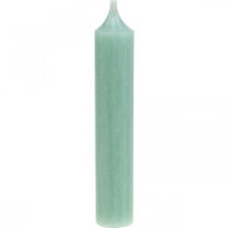 Svíčky krátké Svíčky Green Jade na poutko Ø21/110mm 6ks