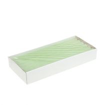 položky Kuželové svíčky jednobarevné limetkově zelené 21×240mm 12 ks