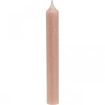položky Tyčové svíčky růžové svíčky boho dekorace na svíčku Ø21/170mm 6ks