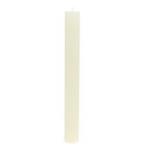 položky Kuželové svíčky jednobarevné krémové 34mm x 300mm 4ks