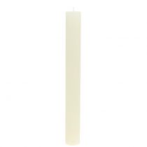 položky Kuželové svíčky jednobarevné krémové 34mm x 300mm 4 ks