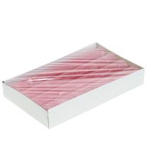 položky Svíčky tyčové barvené na růžovo 34mm x 240mm 4 ks