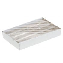 položky Kuželové svíčky jednobarevné šampaňské 34mm x 240mm 4 ks