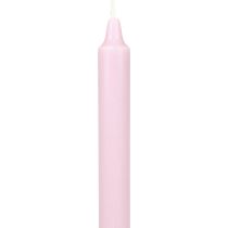 PURE Kuželové svíčky Starorůžové Wenzel Candles Pink 250/23mm 4ks