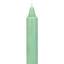 PURE Taper Candles Green Emerald Wenzel Candles 250/23mm 4ks