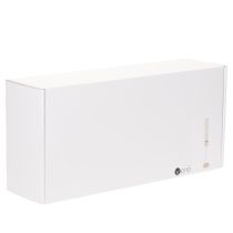 položky Moderní skleněný válcový svícen o průměru 45 cm
