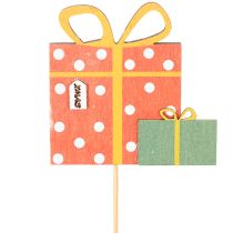položky Dárková sada značkovačů rostlin, dřevěný design, 31 cm, 12 kusů
