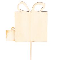 položky Dárková sada značkovačů rostlin, dřevěný design, 31 cm, 12 kusů
