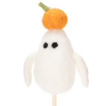 položky Figurky duchů na dřevěných tyčkách, halloweenská dekorace, 54 cm, 8 kusů