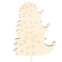 položky Dekorativní zahradní kůly - Barevná rodinka ježků - 34 cm, 12 kusů