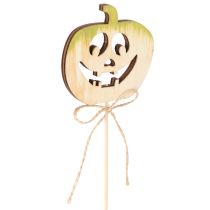položky Dekorativní dýně s obličejem Halloweenská dekorace, 31 cm, 12 kusů