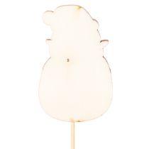 položky Dekorativní Santa Clausovy kůly na květinová aranžmá a rostliny v květináčích, 31 cm, 12 kusů
