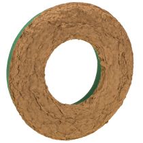 položky Květinový věnec z pěny, mokrá květinová pěna na kartonu Ø30cm 2 ks