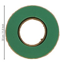 položky Květinový věnec z pěny, mokrá květinová pěna na kartonu Ø30cm 2 ks