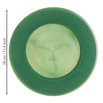 položky Květinový věnec z pěny s miskou, mokrá květinová pěna Ø29cm, 2 ks