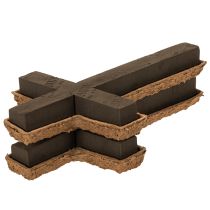 položky Květinový kříž z pěny OASIS® Renewal® Floral Foam Biolit® Memorial Floristry 42 cm 2 ks