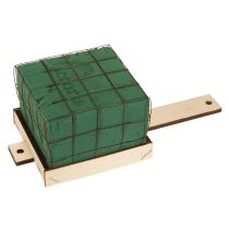 položky Květinová pěnová cihla Florette Eco se dřevem 10×10cm