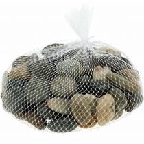 položky Říční oblázky přírodní světlé a tmavé 2-3cm 1kg