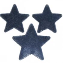 položky Vánoční posyp, hvězdičky, modrá Ø4/5cm 40str