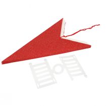 položky Závěsná dekorace ve tvaru hvězdy z papíru s jutovou šňůrou