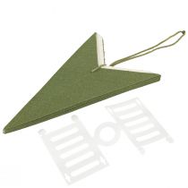 položky Vánoční dekorace hvězda z juty, papíru a zelené hvězdy, 60 cm, dekorace na okno