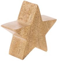 položky Dekorativní figurka hvězdy, stolní dekorace, 10 cm, 3 kusy