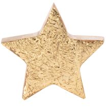 položky Lesklé ozdobné hvězdy na dekoraci stolu, 5 cm, 9 kusů