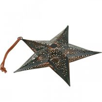 položky Vánoční věšák Star Metal Star Black H19cm