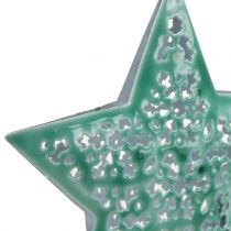 položky Hvězdně mátově zelená k zavěšení 9,5 cm 1ks